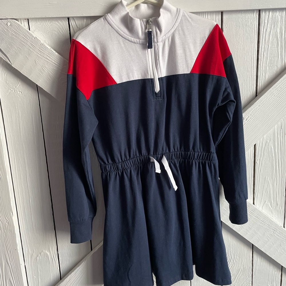 EUC Tommy Hilfiger Girl’s Size Medium 8/10 Red White Blue Dress